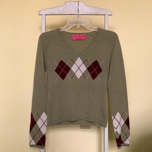 Juicy Couture cashmere green sweater